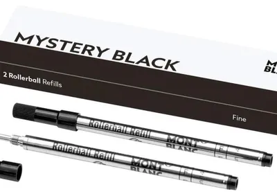 Obrázek produktu pro MONTBLANC Rollerball náplně F mystery black 2 kusy