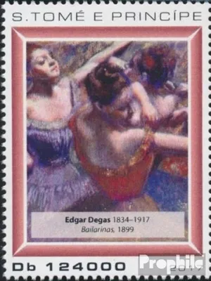 Produktbild von Briefmarken Sao Tome e Principe 2017 Mi 7332 (kompl. Ausgabe) postfrisch Edgar Degas