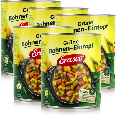 Produktbild von Erasco grüne Bohnen-Eintopf 800g Fertigessen (5er Pack)
