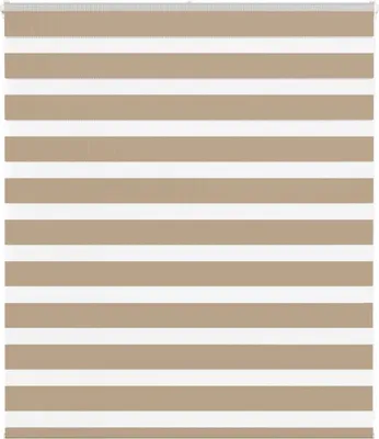 Produktbild von Doppelrollo Sandbraun 130x100 cm Stoffbreite 125,9 cm Polyester