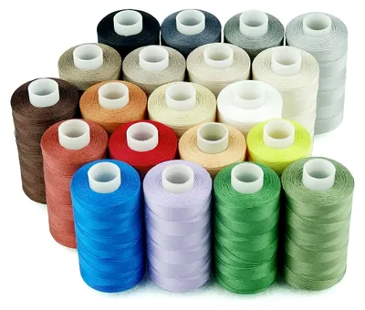 Produktbild von Allzweck-Baumwoll-Quiltgarn in 20 Farben, 50 W, 3-lagig, ideal zum Stecken, Nähen und Sticken – je 457 m