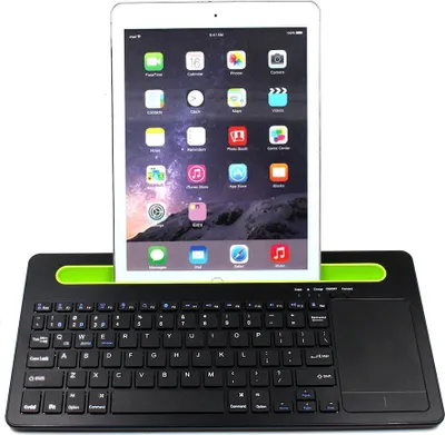 Image de Clavier Bluetooth avec touchpad et support pour téléphone, tablette TyperCLAW BM110