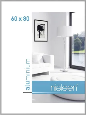 Produktbild von nielsen Aluminium Bilderrahmen Classic, 60x80 cm, Silber
