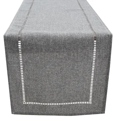 Tischdecke aus Polyester, grau, 32 x 180 cm, 1 Stück