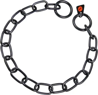 Image de Chaîne en acier inoxydable noir 3MM X 39CM. ESLABONE COURTE