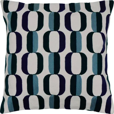 Produktbild von Kissen hary blau 45x45cm  - Atmosphera créateur d'intérieur