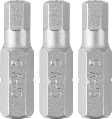 Immagine prodotto di Inserti esagonali H5 x 25 mm, 3 pezzi