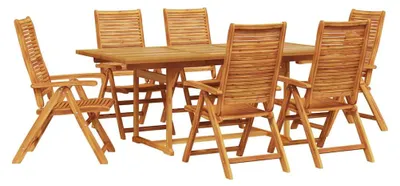 Immagine prodotto di Set da Pranzo per Giardino 7 pcs Marrone