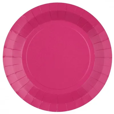 Immagine prodotto di 10 piatti di cartone rosa fucsia