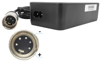 Zdjęcie produktu dla Ładowarka PowerSmart 36V do TranzX 42V DC 2A XLR-5 pinów