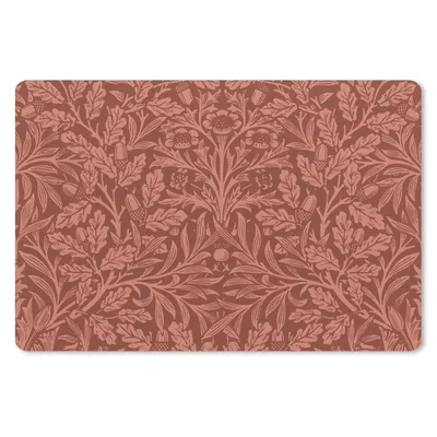 Produktbild von MuchoWow® Mauspad Mousepad Blätter - Pflanzen - Morris - Braun 27x18 cm - Mousepads - Maus Mat - Pad - Mausunterlage - Büroartikel - Desk Matten
