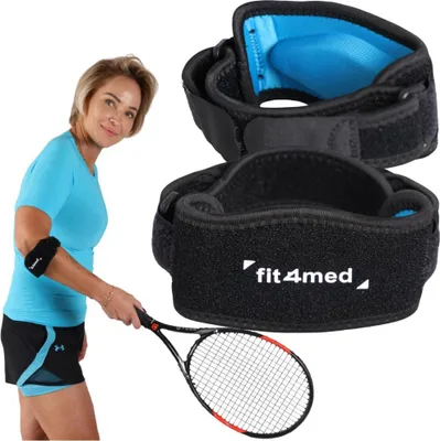Immagine prodotto di FIT4MED | Supporto per gomito - Blu - 19-33 cm - Ergonomico - Supporto per gomito