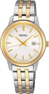 Produktbild von Seiko SUR410P1 Damen-Armbanduhr zweifarbig