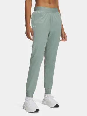 Image de Under Armour Rival HighRise Woven Pants Da. Silica Green S