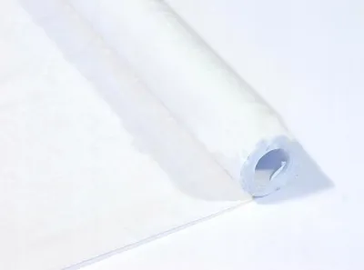 Obrázek produktu pro Papírový ubrus v roli 50 m, bílý, 1 ks.