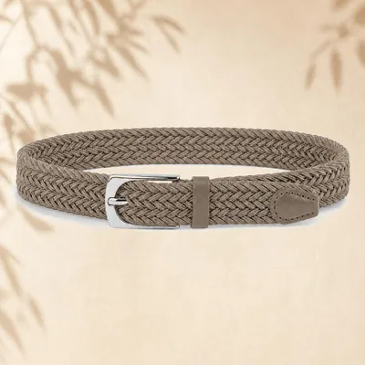 Produktbild von Stretchgürtel Schmal Flechtgürtel Elastisch 90-105 cm Uni