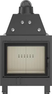 Zdjęcie produktu dla Kominek powietrzny stalowy MBA 17 kW Ø 200