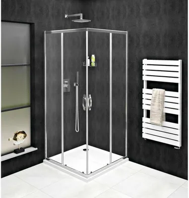 Obrázok produktu pre SIGMA SIMPLY Rohový sprchový kút 900x900 mm, rohový vstup, číre sklo
