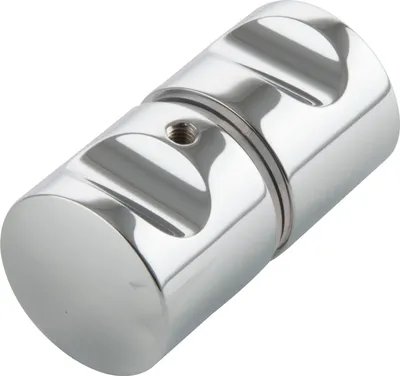 Produktbild von Duschtürknopf KN-K4AL, 32 x 30 mm, Aluminium verchromt poliert