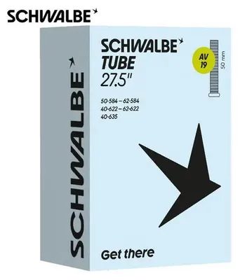 Produktbild von Schwalbe Schlauch AV19 27,5 28 40 62-584 635 AV 50mm