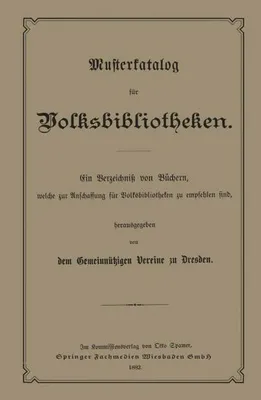 Obrázok produktu pre Musterkatalog für Volksbibliotheken