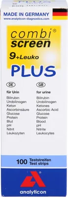 Obrázok produktu pre Testovacie prúžky Combiscreen 9+Leuko Plus 100 St