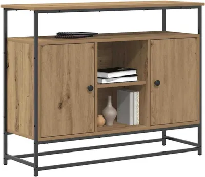 Produktbild von vidaXL Sideboard Artisan-Eiche 100 x 35 x 80 cm Holzwerkstoff