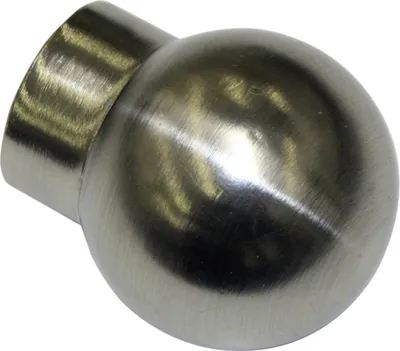 Produktbild von Gardinia Endkappe Ball edelstahl-optik Ø 16/19 mm 2 Stück