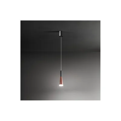 Immagine prodotto di Lampada a led CONE Oro-Rosa-Nero a sospensione 7W 3000K Perenz
