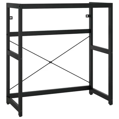 Immagine prodotto di vidaXL Telaio per lavabo da bagno nero 79x38x83 cm in ferro