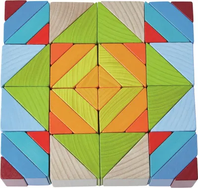 Image de HABA Blocs de construction Blocs créatifs Mosaïque en cubes