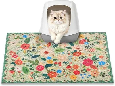Produktbild von Famanu Katzenmatte 60x40 cm - Wasserfest, rutschfest, leicht zu reinigen