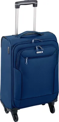 Produktbild von Kleiner 2,4 kg Handgepäck Trolley Reisegepäck, Stoffkoffer Blau 55 cm Bowatex