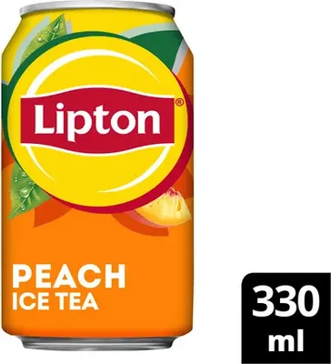 Immagine prodotto di Lipton - Bevanda rinfrescante Lipton Iced Tea Peach Blik 330ml | 24 pezzi