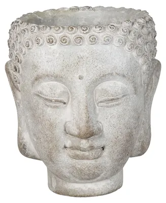 Image de Clayre & Eef Pot de fleurs 15x14x17 cm Gris Pierre