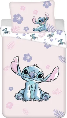Produktbild von Inklusive Bettwäsche Lilo und Stitch rosa 140x200, 70x90 cm