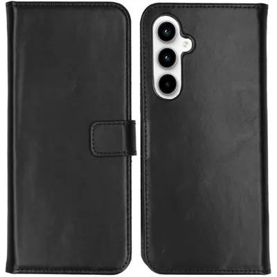 Imagen del producto de Funda de Cuero Auténtico tipo Libro para Samsung Galaxy A55 -