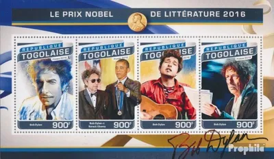 Produktbild von Briefmarken Togo 2016 Mi 7799-7802 Kleinbogen (kompl. Ausgabe) postfrisch Nobelpreis