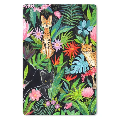 Produktbild von MuchoWow® Mauspad Mousepad Dschungel - Tiere - Pflanzen 18x27 cm - Mousepads - Maus Mat - Pad - Mausunterlage