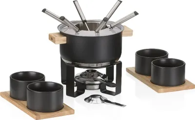 Obrázek produktu pro KELA Fondue sada Gunten nerez černá 19,0cm 20,0cm 1,6l KL-10068