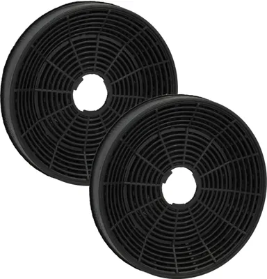 Produktbild von vhbw 2x Aktivkohlefilter kompatibel mit Beko HNU 71311 S, HNU 51311 SH, HNU 51311 S Dunstabzugshaube - 16 cm