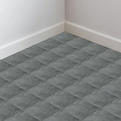 Obrázok produktu pre Fiqops 11x PVC dlaždice Samolepiaca vinylová podlaha 1m² vinylová podlaha sivá