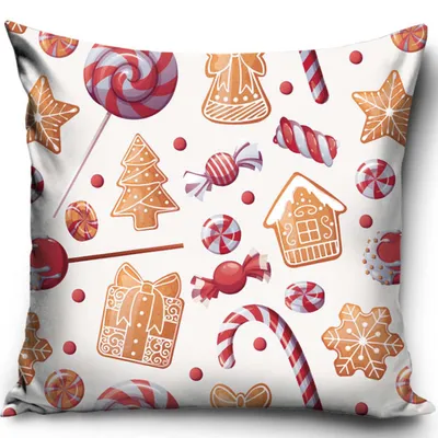 Produktbild von Carbotex Weihnachtlicher Dekorativer Kissenbezug 40x40 cm
