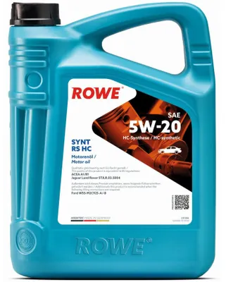 Produktbild von Rowe Hightec Synt RS HC SAE 5W-20 Motoröl, 5l