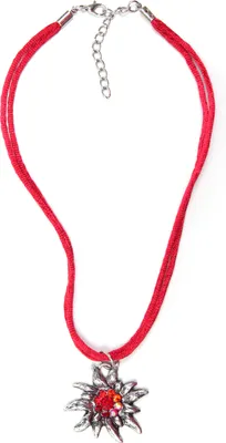 Produktbild von Trachtenkette Maria mit Edelweiß von Allgäu Rebell
