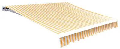 Zdjęcie produktu dla Vidaxl LaFeldoek 450 x 300 cm Leinwand Orange und Weiß