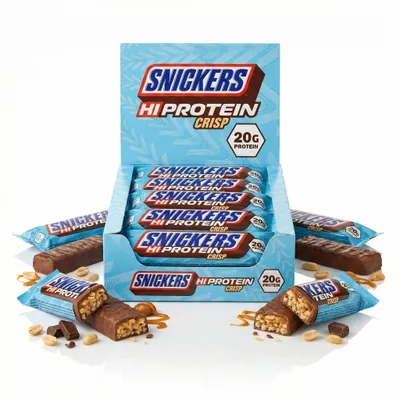 Produktbild von Snickers Crisp Protein Bars ab 12 x 55g Box