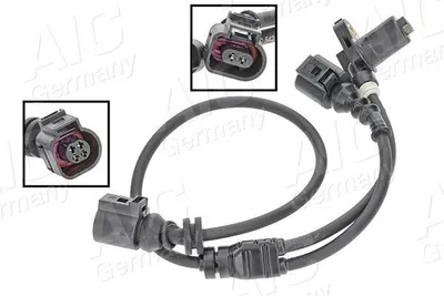 Produktbild von AIC ABS Sensor Raddrehzahl Vorne Links für VW SHARAN (7M8, 7M9, 7M6) 54285
