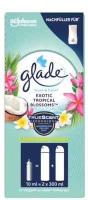 Produktbild von Glade Touch & Fresh Minispray navullig 10ml Exotic reopical blossoms