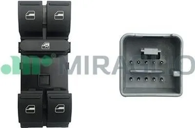 Produktbild von MIRAGLIO 121/VKB76001 Fensterheberschalter für VW Golf V Schrägheck (1K1) Vorne Links Fensterheber Schalter